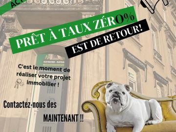 🏠 Le prêt à taux zéro est de retour !
C'est le moment parfait pour concrétiser votre projet immobilier avec nous ! 🏠
Ne laissez pas passer cette opportunité...