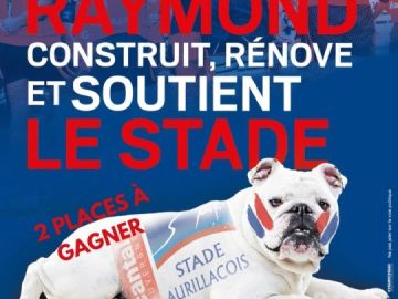 🎉 JEU CONCOURS – 2 PLACES À GAGNER ! 🎉

Raymond Raynal, partenaire du Stade Aurillacois, vous offre 2 places en tribune d'honneur pour assister au match...