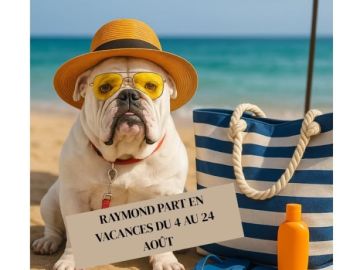 🌴 C’est l’heure des vacances ! 🌴
Raymond prend enfin un peu de repos bien mérité 😎
La boîte ferme ses portes pour quelques semaines afin de recharger les...
