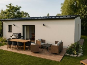 🏡 Une maison pratique et moderne, même avec un petit budget !

Un agencement malin, sans perte d’espace

Salon / cuisine ouverte de 38 m² : spacieux,...