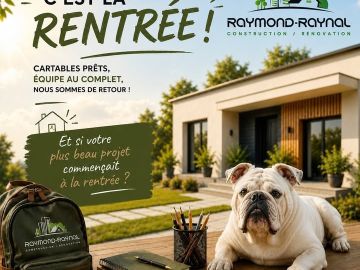 ☀️ C’est la rentrée chez Raymond Raynal !

Cartables prêts, équipe au complet… nous sommes de retour et prêts à donner vie à vos projets ! 🏡💚

Construction,...